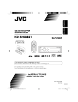 JVC KD-SHX851 Manuel utilisateur