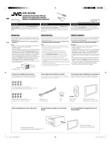 JVC KW-XG700 Guide d'installation