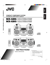 JVC MX-GB6 Manuel utilisateur
