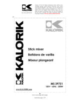 KALORIK - Team International Group Blender MS 39731 Manuel utilisateur