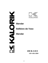 KALORIK - Team International Group Blender USK BL 3/4/5 Manuel utilisateur