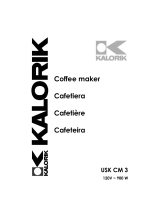 KALORIK - Team International Group Coffeemaker USK CM 3 Manuel utilisateur