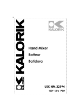 KALORIK - Team International Group Mixer USK HM 32594 Manuel utilisateur