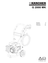 Kärcher G 2000 MK Manuel utilisateur