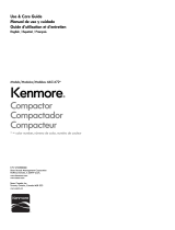 Kenmore 1.4 cu. ft. Trash Compactor - Black Le manuel du propriétaire