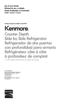 Kenmore 21 cu. ft. Counter-Depth Side-by-Side Refrigerator - Stainless Steel Le manuel du propriétaire