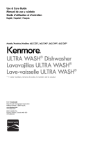 Kenmore 24'' Built-In Dishwasher w/ PowerWave Spray Arm & TurboZone Option - Black ENERGY STAR Manuel utilisateur