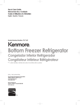 Kenmore 25.0 cu. ft. French Door Bottom-Freezer Refrigerator- Bisque ENERGY STAR Mode d'emploi