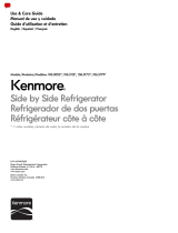 Kenmore 25 cu. ft. Side-by-Side Refrigerator w/ SmartSense Cooling Technology - Bisque ENERGY STAR Le manuel du propriétaire