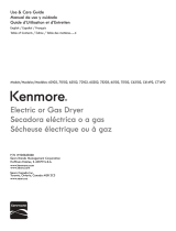 Kenmore 5.9 cu. ft. Flat-Back Electric Dryer w/ SmartDry - White Le manuel du propriétaire