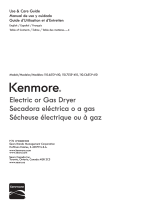 Kenmore 7.0 cu. ft. Electric Dryer w/ SmartDry Plus Technology - White 65132 Le manuel du propriétaire