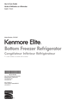 Kenmore Elite 31 cu.ft. French Door Bottom-Freezer Refrigerator ENERGY STAR Le manuel du propriétaire