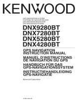Kenwood DNX 9280 BT GPS Navigation System Manuel utilisateur