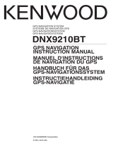 Kenwood DNX 9210 BT GPS Navigation System Manuel utilisateur