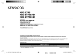Kenwood KDC-BT758HD Manuel utilisateur