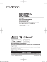 Kenwood KDC-BT652U Manuel utilisateur