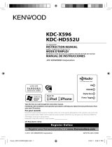 Kenwood KDC-X596 Manuel utilisateur