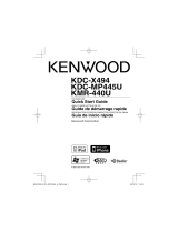 Kenwood KDC-X494 Manuel utilisateur