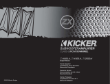 Kicker ZX2500.1 Manuel utilisateur