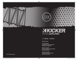 Kicker 2008 DX 100.2 | 300.2 Le manuel du propriétaire