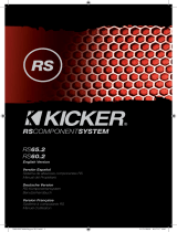 Kicker 2009 RS Component Systems Le manuel du propriétaire