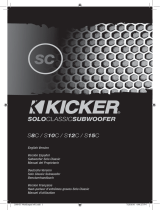 Kicker 2009 Solo Classic Subwoofer Manuel utilisateur