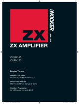 Kicker 2010 ZX 200.2 - 450.2 Manuel utilisateur