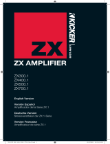 Kicker ZX300.1 Manuel utilisateur