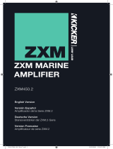 Kicker 2010 ZXM 450.2 Marine Amplifier Le manuel du propriétaire