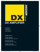 Kicker DX.1 Serie Le manuel du propriétaire