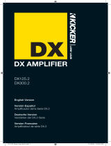 Kicker DX125.2 Manuel utilisateur