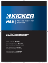 Kicker 2011 Hideaway Powered Subwoofer Enclosure Le manuel du propriétaire