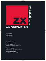 Kicker ZX350.4 Manuel utilisateur