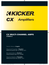 Kicker 2012 CX 5-Channel Amplifier Manuel utilisateur