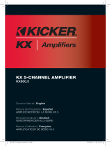 Kicker KX800.5 Le manuel du propriétaire