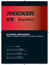 Kicker kx 1200 1 Manuel utilisateur