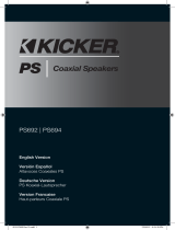 Kicker 2013 PS69 Coaxial Speakers Le manuel du propriétaire