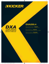 Kicker 2014 DXA 4-Channel Amplifier Manuel utilisateur