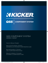 Kicker 2014 QS Component Systems Le manuel du propriétaire