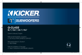Kicker 2015 L7 Subwoofer Le manuel du propriétaire
