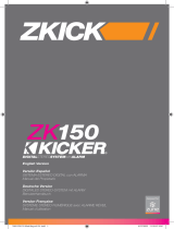 Kicker ZK150 Digital Stereo System with Alarm Le manuel du propriétaire