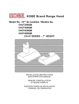 Kobe Range Hoods CH7948SQB Manuel utilisateur