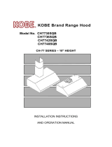 Kobe Range Hoods CH7730SQB Manuel utilisateur