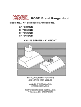 Kobe Range Hoods CH7942SQB Manuel utilisateur