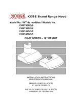 Kobe Range Hoods CH9748SQB Manuel utilisateur