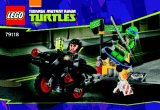Lego Ninja Turtles Karai Bike Escape Building Set 79118 Manuel utilisateur