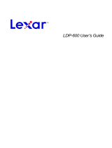 Lexar LDP-600 Manuel utilisateur