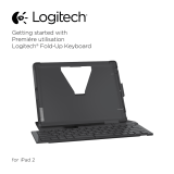 Logitech Fold-Up Keyboard 2 Manuel utilisateur