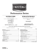 Maytag MEDZ600TE - Epic Z Front Load Electric Dryer Manuel utilisateur