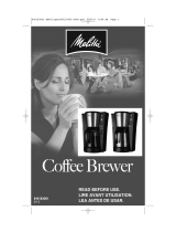 Melitta Coffeemaker 840183001 Manuel utilisateur
